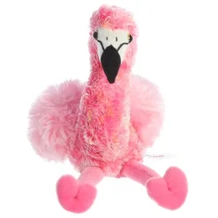 Flavia the Stuffed Pink Flamingo Mini Flopsie by Aurora