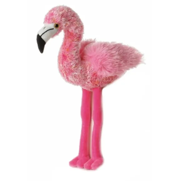 Flavia the Stuffed Pink Flamingo Mini Flopsie by Aurora