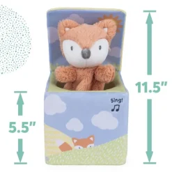 Fox in the Box Baby Safe Animated Plush Toy by Gund