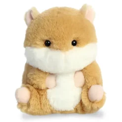 Frolic the Stuffed Hamster 5 Inch Rolly Pet Plush by Aurora