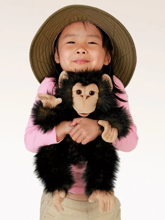 Full Body Baby Chimp Puppet by Folkmanis Puppets