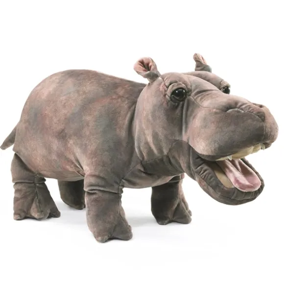 Full Body Baby Hippo Puppet by Folkmanis Puppets