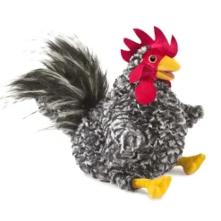 Full Body Barred Rock Rooster Puppet by Folkmanis Puppets