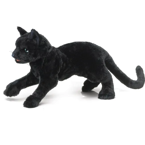 Full Body Black Cat Puppet by Folkmanis Puppets