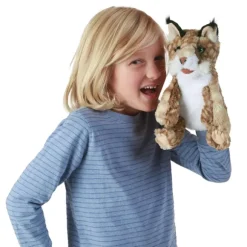 Full Body Bobcat Kitten Puppet by Folkmanis Puppets