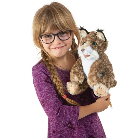 Full Body Bobcat Kitten Puppet by Folkmanis Puppets