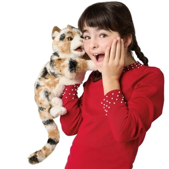 Full Body Calico Cat Puppet by Folkmanis Puppets