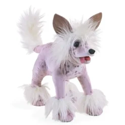 Full Body Chinese Crested Dog Puppet by Folkmanis Puppets