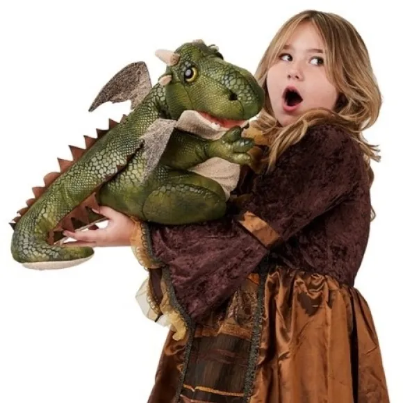 Full Body Friendly Dragon Puppet by Folkmanis Puppets