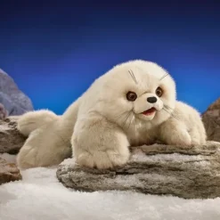 Full Body Harp Seal Pup Puppet by Folkmanis Puppets