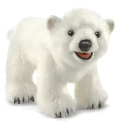 Full Body Polar Bear Cub Puppet by Folkmanis Puppets