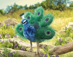 Full Body Small Peacock Puppet by Folkmanis Puppets