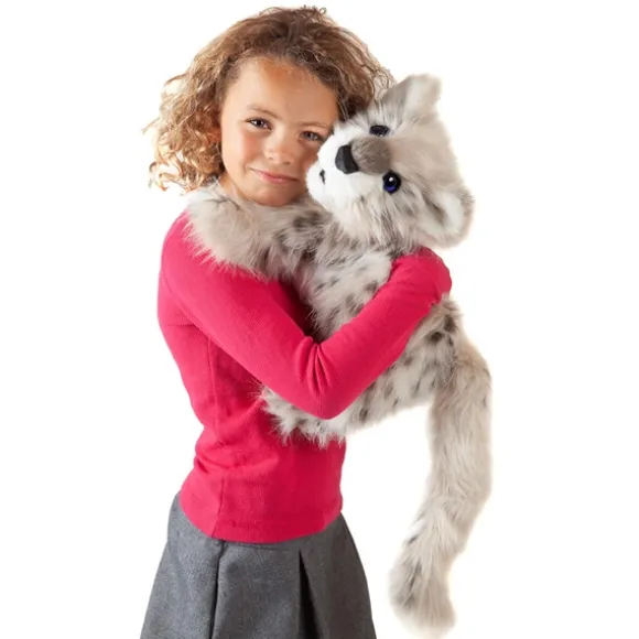 Full Body Snow Leopard Cub Puppet by Folkmanis Puppets