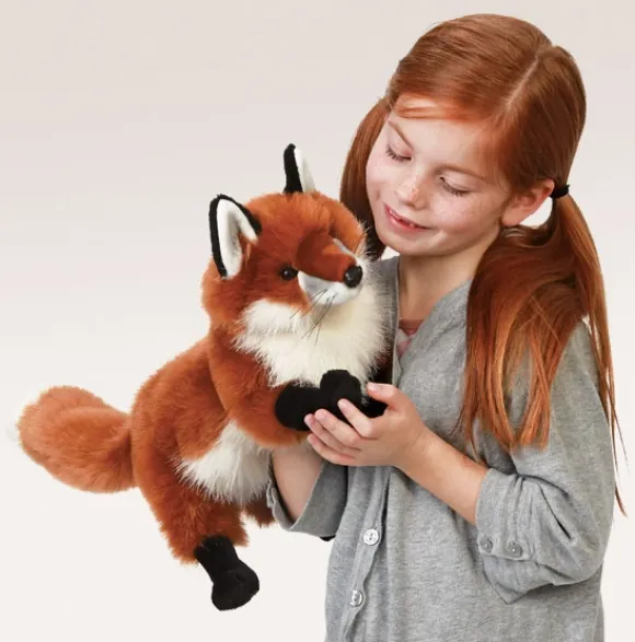 Full Body Standing Red Fox Puppet by Folkmanis Puppets