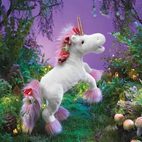 Full Body Unicorn Musical Puppet by Folkmanis Puppets