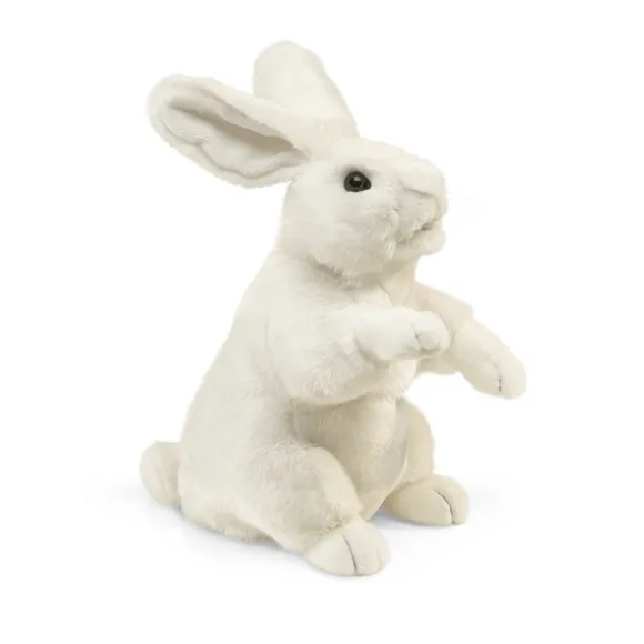 Full Body White Bunny Puppet by Folkmanis Puppets