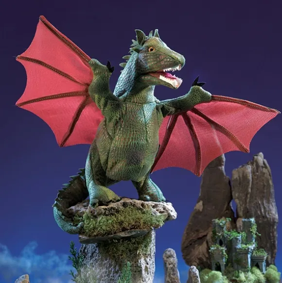 Full Body Winged Dragon Puppet by Folkmanis Puppets