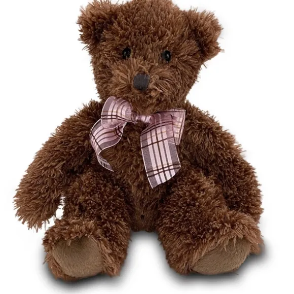Fuzzy Chocolate Brown Plush Teddy Bear by Douglas