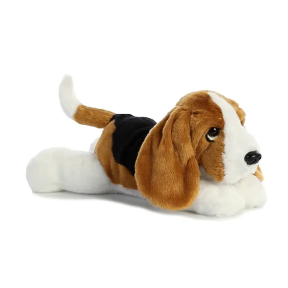 Gertie the Stuffed Basset Hound Flopsie by Aurora