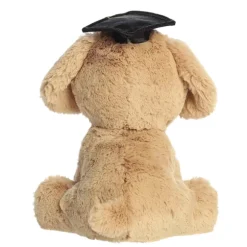 Golden Retriever Stuffed Dog with Graduation Cap and Diploma by Aurora