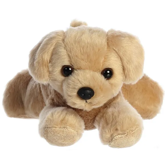 Golden the Stuffed Golden Retriever Plush Mini Flopsie Dog By Aurora