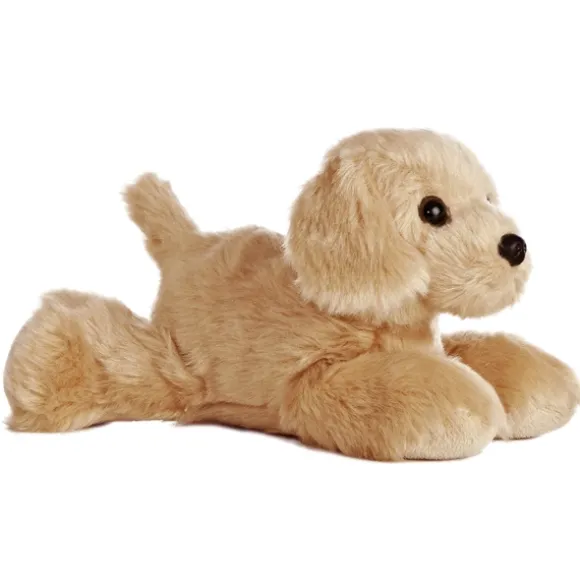 Golden the Stuffed Golden Retriever Plush Mini Flopsie Dog By Aurora