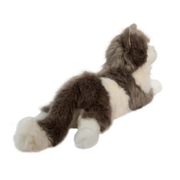 Gretta the DLux Stuffed Gray and White Cat by Douglas