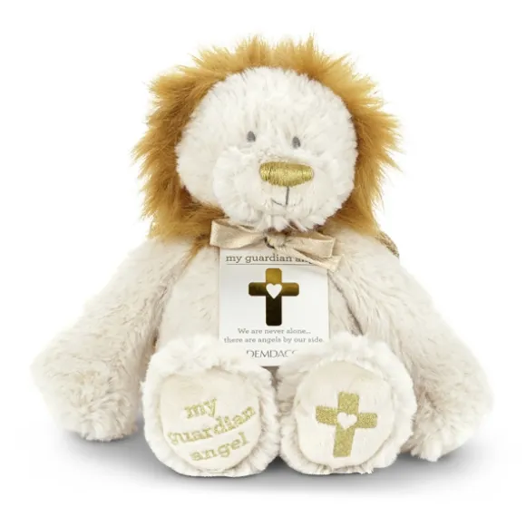 Guardian Angel Baby Safe Plush Beige Lion by Demdaco