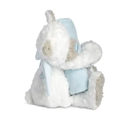 Guardian Angel Baby Safe Plush Blue Teddy Bear and Blanket by Demdaco