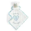 Guardian Angel Baby Safe Plush Blue Bear Blankie by Demdaco