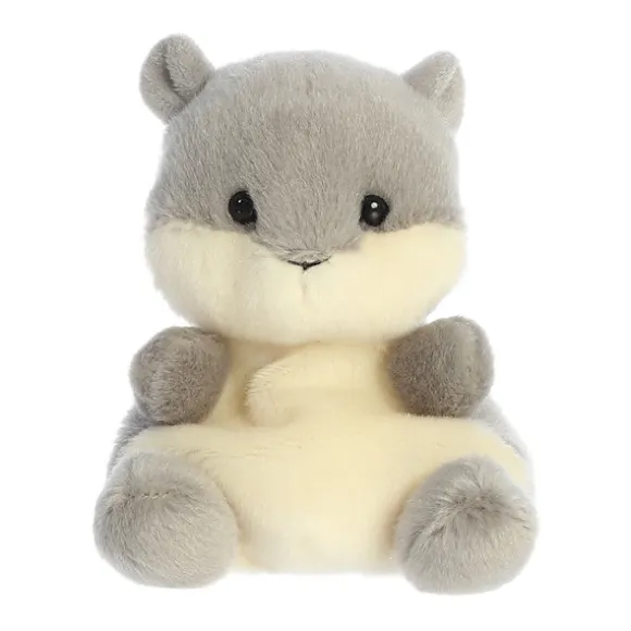 Gus the Plush Grey Squirrel Palm Pals by Aurora