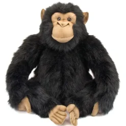Handcrafted 18 Inch Lifelike Adult Chimpanzee Stuffed Animal by Hansa