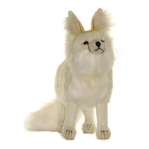 Handcrafted 11 Inch Lifelike Arctic Fox Stuffed Animal by Hansa