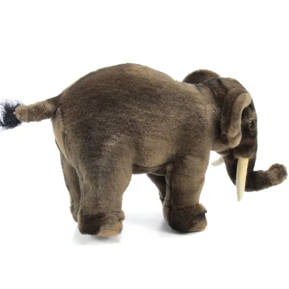 Handcrafted 12 Inch Lifelike Asian Elephant Stuffed Animal by Hansa