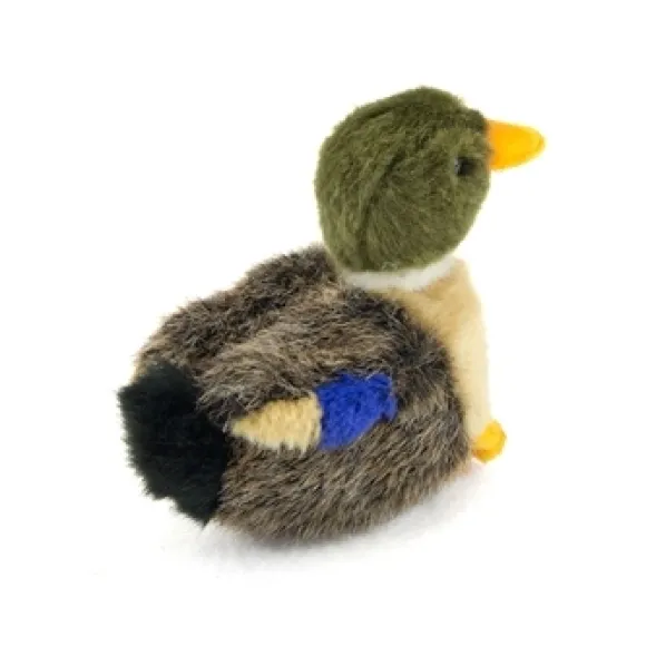 Handcrafted 4 Inch Lifelike Baby Mallard Duck Stuffed Animal by Hansa