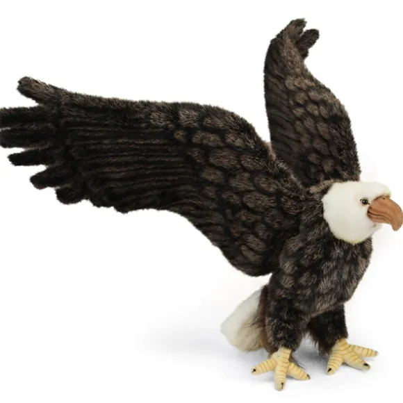 Handcrafted 27 Inch Lifelike Bald Eagle Stuffed Animal by Hansa