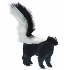 Handcrafted 14 Inch Lifelike Baby Skunk Stuffed Animal by Hansa