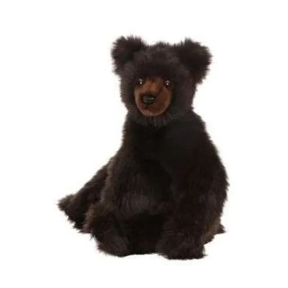 Handcrafted 17 Inch Lifelike Bear Stuffed Animal by Hansa