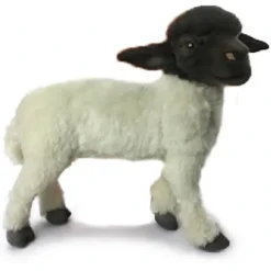Handcrafted 14 Inch Lifelike Blackface Sheep Stuffed Animal by Hansa