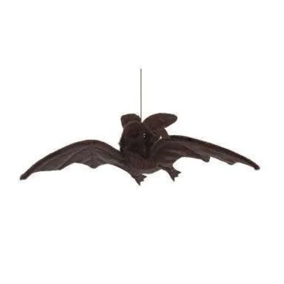Handcrafted 15 Inch Lifelike Black Bat Stuffed Animal by Hansa