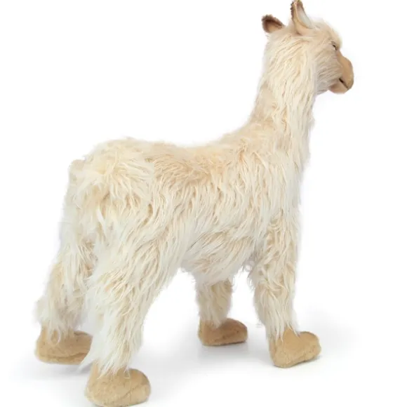 Handcrafted 17 Inch Lifelike Female Llama Stuffed Animal by Hansa