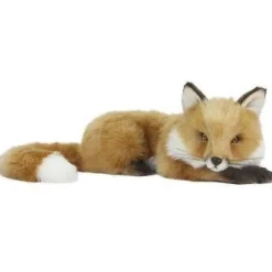 Handcrafted 21 Inch Lifelike Fox Stuffed Animal by Hansa