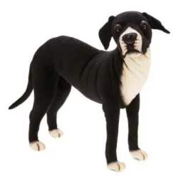 Handcrafted 25 Inch Lifelike Great Dane Stuffed Animal Dog by Hansa