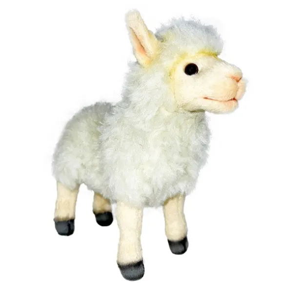Handcrafted 7 Inch Lifelike Little White Lamb Stuffed Animal by Hansa