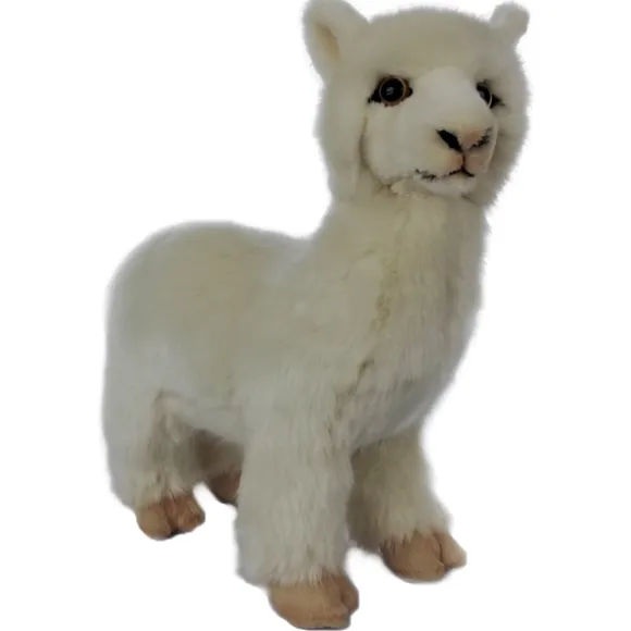 Handcrafted 11 Inch Lifelike Llama Stuffed Animal by Hansa