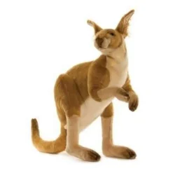 Handcrafted 26 Inch Lifelike Male Kangaroo Stuffed Animal by Hansa