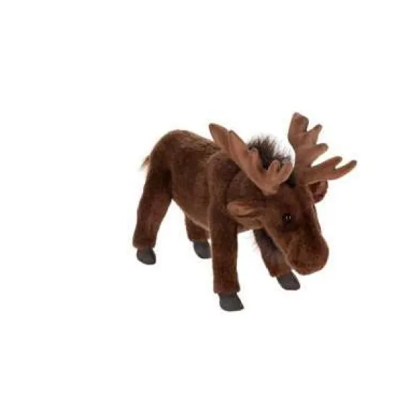 Handcrafted 12 Inch Lifelike Moose Stuffed Animal by Hansa