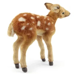 Handcrafted 12 Inch Lifelike Newborn Fawn Stuffed Animal by Hansa