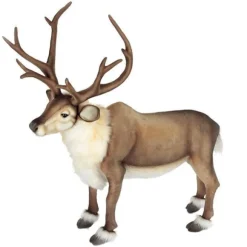 Handcrafted 28 Inch Lifelike Nordic Deer Stuffed Animal by Hansa