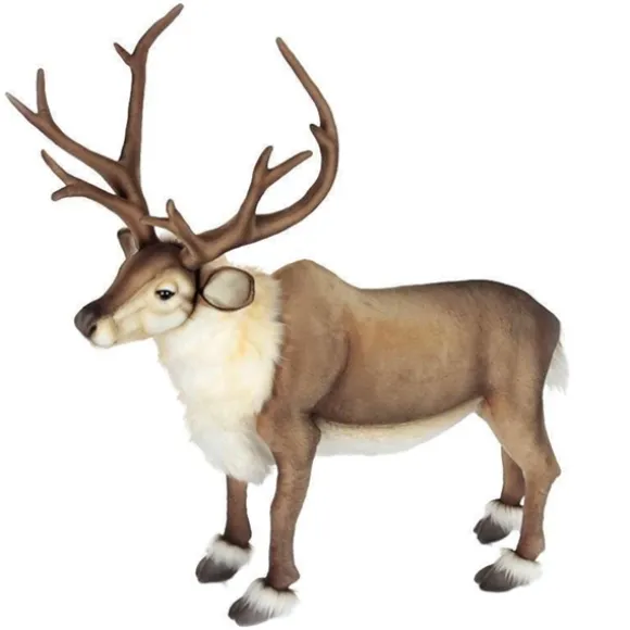 Handcrafted 28 Inch Lifelike Nordic Deer Stuffed Animal by Hansa